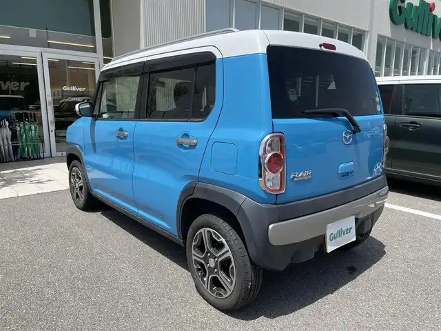 マツダ フレア クロスオーバー XT 石川県 2014(平26)年 3.8万km 青Ⅱ ターボ/純正メモリーナビ/ワンセグTV/LEDヘッドライト/シートヒーター/純正アルミホイール/スマートキー/プッシュスタート/電動ミラー/ホワイトルーフ/レーダーブレーキ