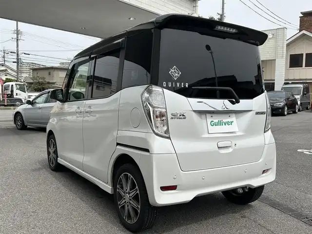 三菱 ｅＫスペース カスタムT セーフティプラスED 愛知県 2018(平30)年 8.8万km アメジストブラック/シルキーホワイト SDナビ/フルセグ/BT/CD/DVD/全方位カメラ/両側パワスラ/スマートキー２/ETC/Aストップ/クルコン/衝突軽減/レーンキープ/オートハイビーム/コーナーセンサー/取説/保証書