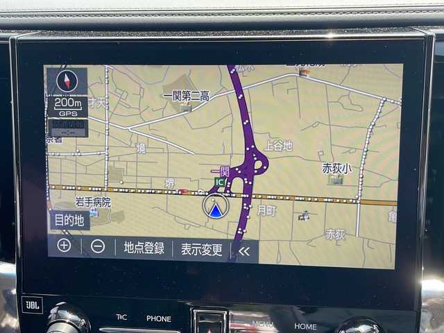 トヨタ アルファードハイブリット SR Cパッケージ 岩手県 2020(令2)年 5万km ホワイトパールクリスタルシャイン 禁煙車/4WD/純正１０．５インチナビ/フルセグTV/　CD/SD/Bluetooth/アラウンドビューカメラ/両側パワースライドドア/黒革シート/ヒーター/エア/電動/スマートキー×２/LEDヘッドライト/オートライト/フォグランプ/オートハイビーム/レーダークルーズコントロール/革巻きステアリング/プッシュスタート/JBLサウンド/ステアヒーター/衝突被害軽減ブレーキ/モデリスタフルエアロ/ETC2.0