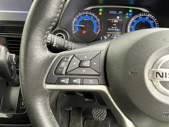 日産 デイズ ハイウェイスターX 群馬県 2021(令3)年 3.1万km チタニウムグレーメタリック 禁煙車　純正９型ナビ　Ｂｌｕｅｔｏｏｔｈ　ＡＵＸ　全方位カメラ　衝突軽減　横滑り防止　エマージェンシーブレーキ　オートライト　ＥＴＣ　純正フロアマット　純正ＡＷ　スマートキー　スペアキー　ＬＥＤライト