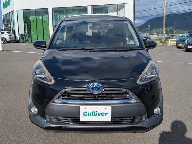 トヨタ シエンタ ハイブリッド G 福井県 2016(平28)年 5.8万km ブラックマイカ 純正SDナビ/AM/FM/フルセグ/BT/バックカメラ/両側パワースライドドア/衝突被害軽減システム/アイドリングストップ/レーンキープアシスト/横滑り防止装置/盗難防止装置/前方ドライブレコーダー/ビルトインETC/シートヒーター/ダブル＋サイドエアバッグ/カーテンエアバッグ/純正フロアマット/LEDヘッドライト/Fフォグ/スマートキー