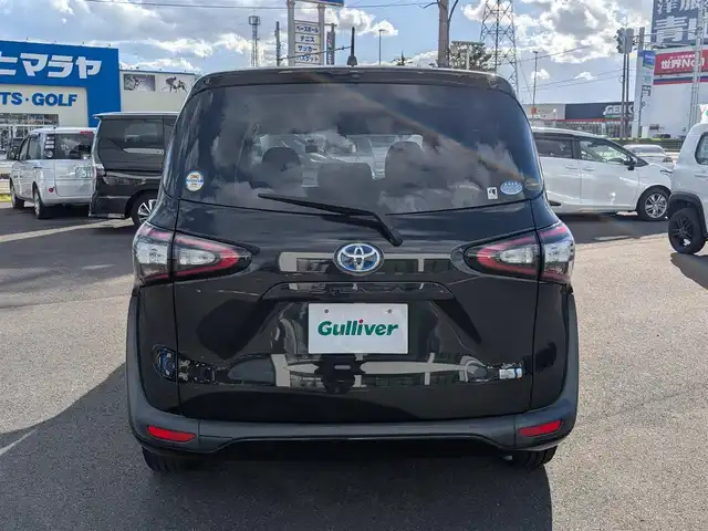 トヨタ シエンタ ハイブリッド G 福井県 2016(平28)年 5.8万km ブラックマイカ 純正SDナビ/AM/FM/フルセグ/BT/バックカメラ/両側パワースライドドア/衝突被害軽減システム/アイドリングストップ/レーンキープアシスト/横滑り防止装置/盗難防止装置/前方ドライブレコーダー/ビルトインETC/シートヒーター/ダブル＋サイドエアバッグ/カーテンエアバッグ/純正フロアマット/LEDヘッドライト/Fフォグ/スマートキー