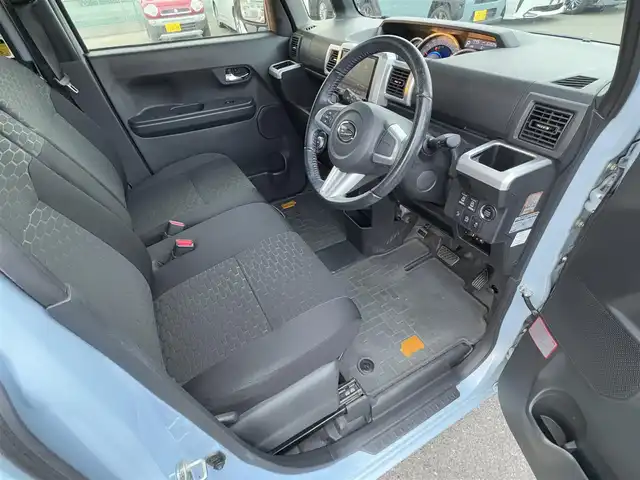 ダイハツ ウェイク G ターボ　レジャーエディション SA Ⅱ 大分県 2016(平28)年 6.1万km パールホワイトⅢ/ミストブルーマイカメタリック 2トーン ・メモリーナビ(CD/DVD/BT/SD/USB)/・バックモニター/・フルセグテレビ/・両側パワースライドドア/・スマートアシスト/・ETC/・リアセンサー/・オートライト/・フロアマット/・スマートキー/・プッシュスタートボタン/・純正アルミホイール