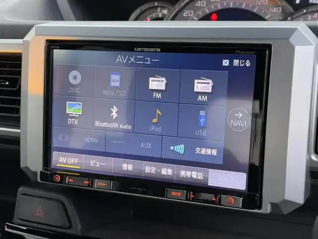 ダイハツ ウェイク G ターボ　レジャーエディション SA Ⅱ 大分県 2016(平28)年 6.1万km パールホワイトⅢ/ミストブルーマイカメタリック 2トーン ・メモリーナビ(CD/DVD/BT/SD/USB)/・バックモニター/・フルセグテレビ/・両側パワースライドドア/・スマートアシスト/・ETC/・リアセンサー/・オートライト/・フロアマット/・スマートキー/・プッシュスタートボタン/・純正アルミホイール