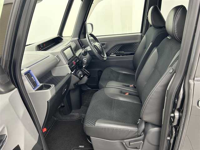 ダイハツ タント カスタム RS 熊本県 2019(令1)年 1.7万km ブラックマイカメタリック 禁煙車/社外ナビTV/（MDV-D3078BTW/CD/Bluetooth/ワンセグTV)/社外前方ドライブレコーダー/ETC/両側パワースライドドア/前後クリアランスソナー/衝突軽減ブレーキ/先行車発進お知らせ機能/車線逸脱警報/標識認識機能/アイドリングストップ/横滑り防止/ハーフレザーシート/純正フロアマット/純正１５インチAW/オートライト/LEDヘッドライト/フォグランプ/スマートキー/プッシュスタート