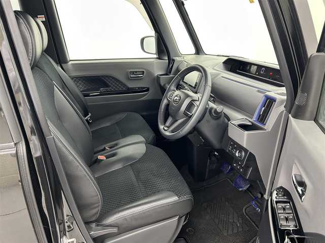 ダイハツ タント カスタム RS 熊本県 2019(令1)年 1.7万km ブラックマイカメタリック 禁煙車/社外ナビTV/（MDV-D3078BTW/CD/Bluetooth/ワンセグTV)/社外前方ドライブレコーダー/ETC/両側パワースライドドア/前後クリアランスソナー/衝突軽減ブレーキ/先行車発進お知らせ機能/車線逸脱警報/標識認識機能/アイドリングストップ/横滑り防止/ハーフレザーシート/純正フロアマット/純正１５インチAW/オートライト/LEDヘッドライト/フォグランプ/スマートキー/プッシュスタート