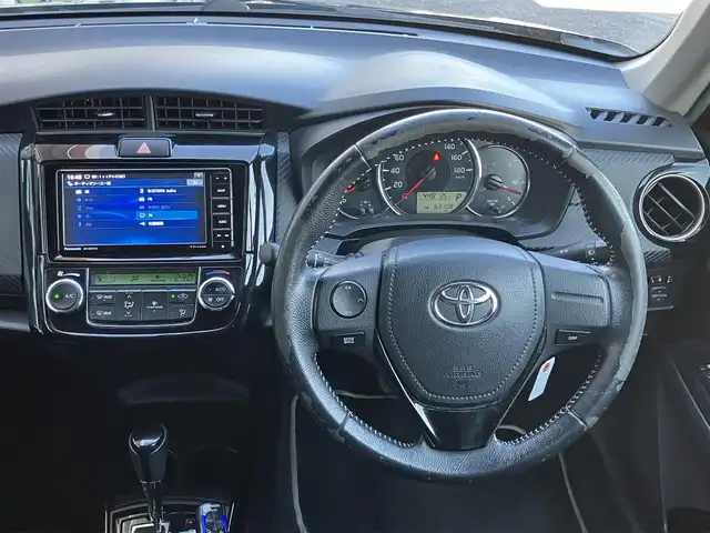 トヨタ カローラ フィールダー 1．5G エアロツアラー W×B 山口県 2013(平25)年 6.4万km ブラックマイカ 社外メモリーナビ＆/フルセグTV＆バックカメラ/社外車高調/純正フロアマット/純正ドアバイザー/純正15インチアルミ/純正フォグランプ/純正サイド＆リアスポ