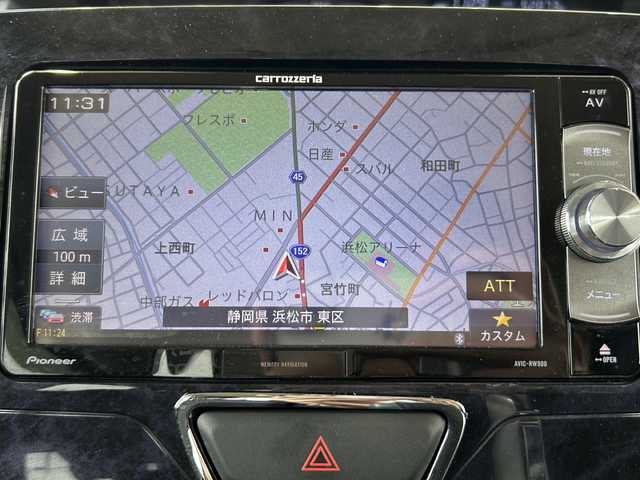 ダイハツ タント カスタム RS トップED SA Ⅲ 静岡県 2017(平29)年 5.3万km ナイトシャドーパープルクリスタルM ハーフレザーシート/社外ナビ/（Bluetooth／CD／DVD／USB／フルセグTV）/バックカメラ/前後ドライブレコーダー/ETC/両側パワースライドドア/運転席シートヒーター/後方コーナーセンサー/衝突被害軽減ブレーキ/LEDヘッドランプ/オートライト/オートマチックハイビーム/プッシュスタート/スマートキー