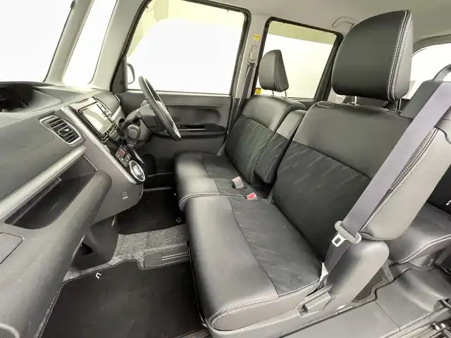 ダイハツ タント カスタム RS トップED SA Ⅲ 熊本県 2017(平29)年 5.3万km ナイトシャドーパープルクリスタルM ハーフレザーシート/社外ナビAVIC-RW900/（Bluetooth／CD／DVD／USB／フルセグTV）/前後ドライブレコーダー/ETC/両側パワースライドドア/運転席シートヒーター/後方コーナーセンサー/衝突被害軽減ブレーキ/アイドリングストップ/横滑り防止/LEDヘッドランプ/オートライト/オートマチックハイビーム/プッシュスタート/スマートキー/スペアキー1本