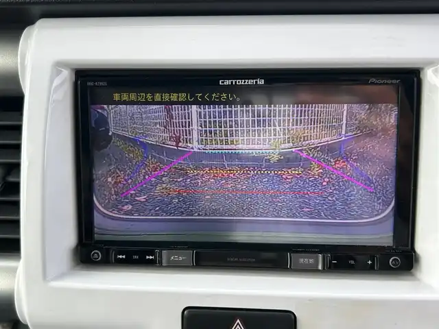 スズキ ハスラー G 熊本県 2016(平28)年 4.4万km ポジティブグリーンメタリック/ブラック2トーン ワンオーナー/レーダーブレーキサポート/社外ナビ/（CD・DVD・フルセグTV・BTオーディオ・SD）/バックカメラ/前席シートヒーター/横滑り防止装置/純正ゴムマット/純正ドアバイザー/新車保証書/取扱説明書/スマートスペアキー×1本