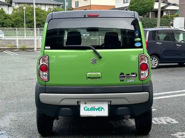 スズキ ハスラー G 熊本県 2016(平28)年 4.4万km ポジティブグリーンメタリック/ブラック2トーン ワンオーナー/レーダーブレーキサポート/社外ナビ/（CD・DVD・フルセグTV・BTオーディオ・SD）/バックカメラ/前席シートヒーター/横滑り防止装置/純正ゴムマット/純正ドアバイザー/新車保証書/取扱説明書/スマートスペアキー×1本