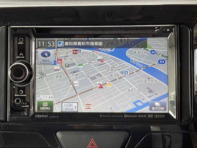 ダイハツ タント カスタム RS トップED SAⅡ 高知県 2015(平27)年 8.1万km ファイアークォーツレッドM Clarion製ナビNX515/(Bluetooth/CD/DVD/AUX/ワンセグ)/バックカメラ/ETC/前方ドライブレコーダー/両側パワースライドドア/社外14インチアルミホイール/ハーフレザーシート/プッシュスタート/スマートキー/オートライト/ハロゲンヘッドライト/フォグランプ/オートリトラクタブルミラー/アイドリングストップ/ベンチシート/横滑り防止装置/衝突被害軽減ブレーキ