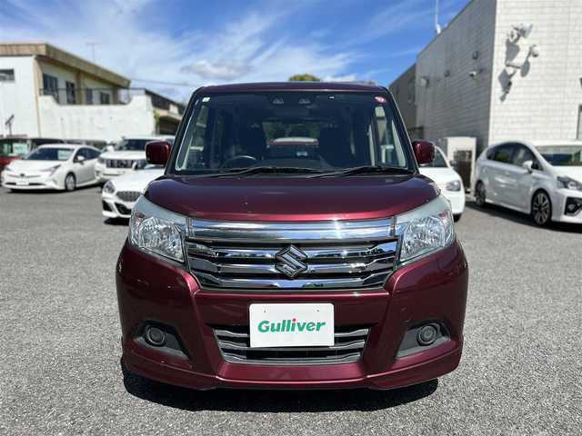 スズキ ソリオ GX2 東京都 2020(令2)年 5.1万km クラレットレッドM ワンオーナー/社外8インチナビ（MDV-S707L）/・フルセグTV/DVD/Bluetoothオーディオ/両側電動スライドドア/セーフティサポート/・デュアルカメラブレーキサポート/・誤発進抑制機能/・車線逸脱警報/・ハイビームアシスト/・アクティブクルーズコントロール/スマートキー/プッシュスタート/前席シートヒーター/保証書/取扱説明書/スペアキー