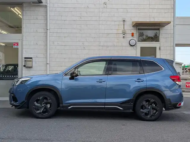 スバル フォレスター スポーツ 埼玉県 2022(令4)年 2.8万km ホライゾンブルーP 8インチメモリナビ(CN-FX800D)/フルセグテレビ/HDMI入力端子/Bluetoothオーディオ/バックカメラ/サイドカメラ/クルーズコントロール（追従、レーンキープあり）/シートヒーター（運転席、助手席、リアシート）/パワーシート（運転席、助手席）/ステアリングヒーター/ドアバイザー/ETC/ドライブレコーダー/パワーバックドア/STIエアロ(フロント、サイド)/LEDヘッドライト/スマートキー×2/整備記録簿(R4、R5、R6/R7)