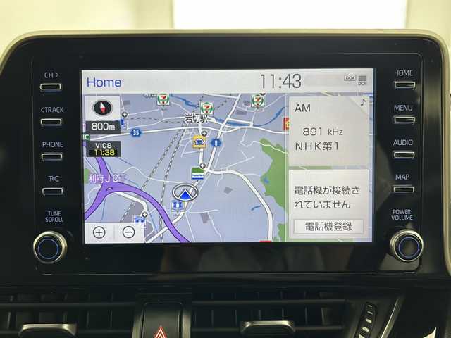トヨタ Ｃ－ＨＲ G モード ネロ セーフティプラス 宮城県 2021(令3)年 4.9万km ダークブルーマイカ ワンオーナー/純正ディスプレイオーディオ/ナビキット/AM/FM/Bluetooth/Miracast/全方位カメラ/レーダークルーズコントロール/衝突被害軽減システム/レーンキープアシスト/横滑り防止装置/前後クリアランスソナー/ブラインドスポットモニター/前席シートヒーター/ハーフレザーシート/オートマチックハイビーム/オートライト/キーレスエントリー/純正フロアマット/前後ドライブレコーダー/ウィンドシールドデアイサー/ETC/LEDヘッドライト/サイドエアバック/保証書/取扱説明書