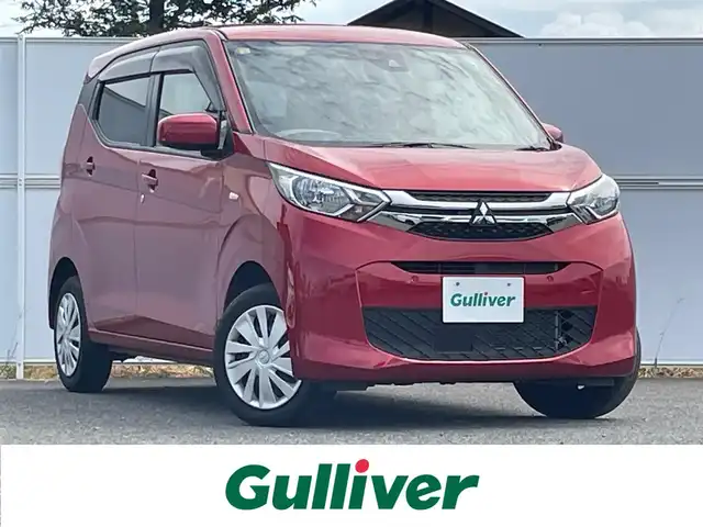 三菱 ｅＫワゴン M 岩手県 2022(令4)年 4.4万km レッドメタリック ナビ　バックカメラ　Bluetooth　CD DVD TV　USB　リモコンキー　オートライト　ETC　シートヒーター　シートカバー　ドアバイザー　ドラレコ