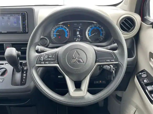 三菱 ｅＫワゴン M 岩手県 2022(令4)年 4.4万km レッドメタリック ナビ　バックカメラ　Bluetooth　CD DVD TV　USB　リモコンキー　オートライト　ETC　シートヒーター　シートカバー　ドアバイザー　ドラレコ