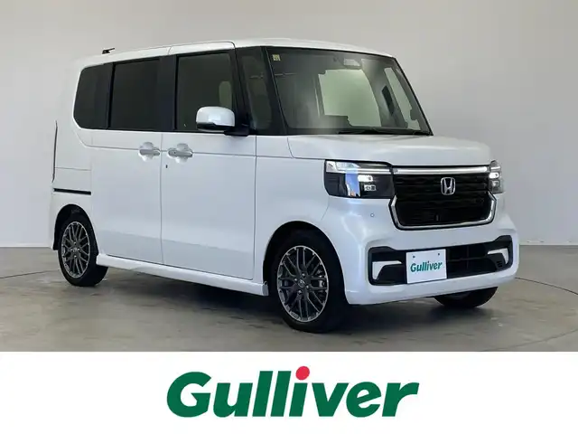 ホンダ Ｎ ＢＯＸ カスタム ターボ 埼玉県 2023(令5)年 2.2万km プラチナホワイトパール ホンダセンシング　社外ディスプレイオーディオ　バックカメラ　アダプティブクルーズコントロール　シートヒーター　純正アルミホイール　プッシュスタート　スマートキー　オートライト　ＬＥＤヘッドライト