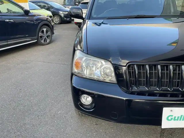 トヨタ クルーガー Ｌ 2．4S 宮城県 2004(平16)年 14.4万km ブラック ・社外ナビ/（パナソニック/CN-AW8500)/（フルセグTV/CD/DVD）/・電動格納ミラー/・革ステアリング/・ETC/・ISOFIX/・バイザー/・HIDライト/・フロントフォグランプ/・オートライト/・フロアマット/・社外16インチアルミホイール/・Wエアバッグ/ABS/・取扱説明書