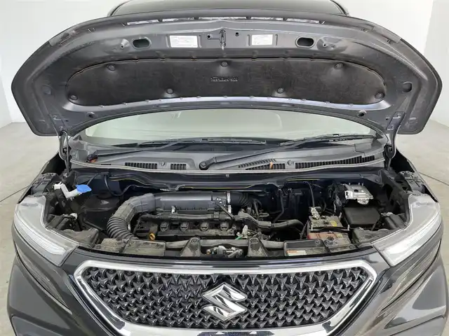 スズキ ソリオ バンディット HV MV 大分県 2021(令3)年 5.7万km スーパーブラックパール 社外SDナビ/CD/Bluetooth/フルセグTV/両側パワースライドドア/ETC/ドライブレコーダー/ステアリングスイッチ/スマートキー/スペアキー×１/オートライト/シートヒーター（D/N）/純正アルミホイール/衝突軽減ブレーキ/レーンキープアシスト/コーナーセンサー