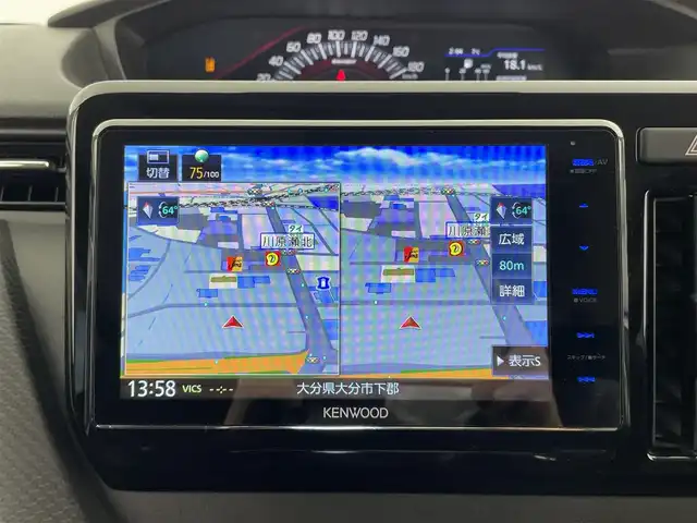 スズキ ソリオ バンディット HV MV 大分県 2021(令3)年 5.7万km スーパーブラックパール 社外SDナビ/CD/Bluetooth/フルセグTV/両側パワースライドドア/ETC/ドライブレコーダー/ステアリングスイッチ/スマートキー/スペアキー×１/オートライト/シートヒーター（D/N）/純正アルミホイール/衝突軽減ブレーキ/レーンキープアシスト/コーナーセンサー