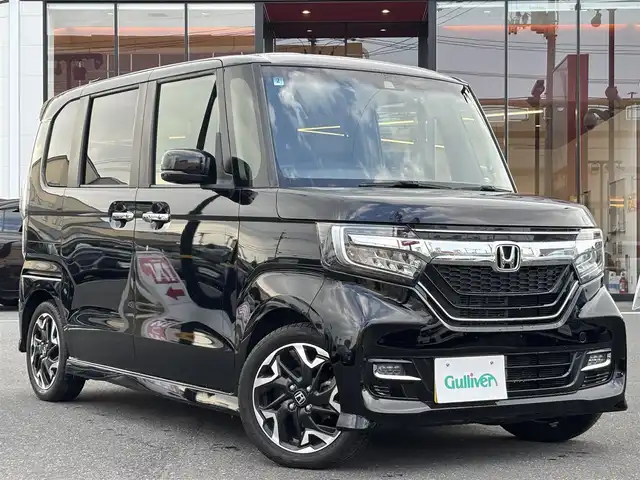 ホンダ Ｎ ＢＯＸ カスタム G EX ターボ ホンダセンシング 宮城県 2020(令2)年 5.1万km クリスタルブラックパール 純正8インチナビ/Bluetooth/フルセグTV/バックカメラ/ステアリングスイッチ/両側パワースライドドア/レーダークルーズコントロール/横滑り防止装置/レーンキープアシスト/衝突軽減ブレーキ/パドルシフト/ハーフレザーシート/前席シートヒーター/ビルドインETC/前後ドライブレコーダー/純正LEDライト/LEDフォグランプ/純正フロアマット/プッシュスタート/純正15インチアルミホイール