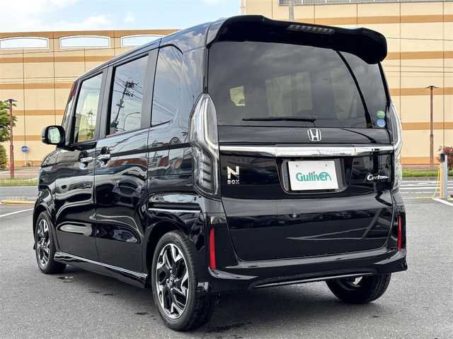 ホンダ Ｎ ＢＯＸ カスタム G EX ターボ ホンダセンシング 宮城県 2020(令2)年 5.1万km クリスタルブラックパール 純正8インチナビ/Bluetooth/フルセグTV/バックカメラ/ステアリングスイッチ/両側パワースライドドア/レーダークルーズコントロール/横滑り防止装置/レーンキープアシスト/衝突軽減ブレーキ/パドルシフト/ハーフレザーシート/前席シートヒーター/ビルドインETC/前後ドライブレコーダー/純正LEDライト/LEDフォグランプ/純正フロアマット/プッシュスタート/純正15インチアルミホイール