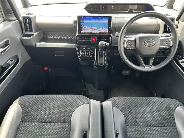 ダイハツ タント カスタム RS セレクション 長崎県 2020(令2)年 10.9万km ブラックマイカメタリック (株)IDOMが運営する【じしゃロン長崎店】の自社ローン専用車両になりますこちらは現金またはオートローンご利用時の価格です。自社ローンご希望の方は別途その旨お申付け下さい/ナビ　/バックカメラ　/両側パワースライドドア　/ヒートヒーター　/ハーフレザーシート　/ＡＣＣ　/衝突被害軽減ブレーキ　/レーンアシスト　/ＬＥＤヘッドライト　/オートライト　/ＥＴＣ　/プッシュスタート