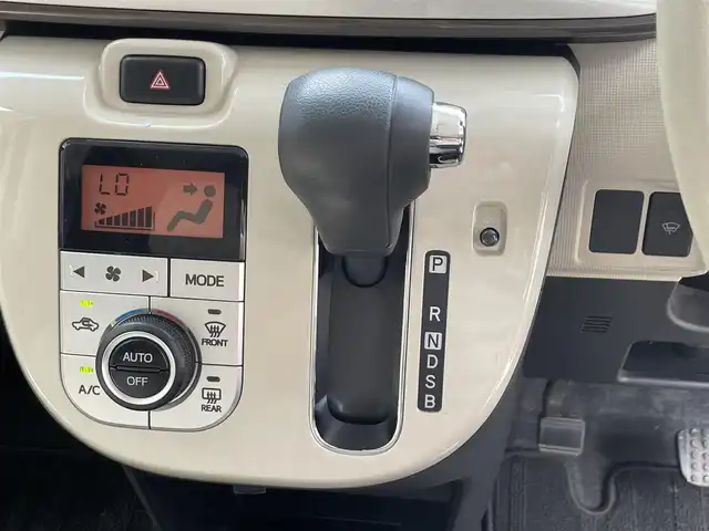 ダイハツ ムーヴ キャンバス G メイクアップ VS SAⅢ 滋賀県 2021(令3)年 3.5万km パールホワイトⅢ/スムースグレーマイカメタリック 2トーン 禁煙車/純正7インチナビ/（AM・FM・フルセグTV・USB・SD・Bluetooth）/両側パワースライドドア/運転席シートヒーター/前方ドライブレコーダー/コーナーセンサー/オートマチックハイビーム/オートライト/衝突被害軽減システム/ＥＴＣ/スマートキー/プッシュスタート
