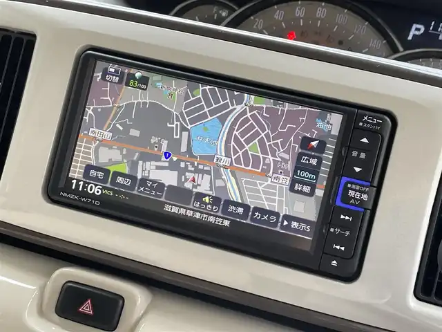 ダイハツ ムーヴ キャンバス G メイクアップ VS SAⅢ 滋賀県 2021(令3)年 3.5万km パールホワイトⅢ/スムースグレーマイカメタリック 2トーン 禁煙車/純正7インチナビ/（AM・FM・フルセグTV・USB・SD・Bluetooth）/両側パワースライドドア/運転席シートヒーター/前方ドライブレコーダー/コーナーセンサー/オートマチックハイビーム/オートライト/衝突被害軽減システム/ＥＴＣ/スマートキー/プッシュスタート