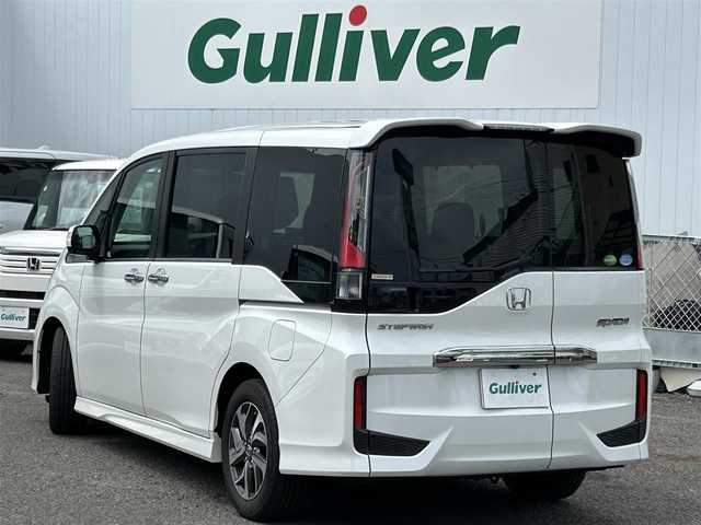 ホンダ ステップワゴン スパーダ ホンダセンシング 福島県 2017(平29)年 9.9万km ホワイトオーキッドパール 純正ナビ/・フルセグＴＶ/・Ｂｌｕｅｔｏｏｔｈ/・ＣＤ/・ＤＶＤ/・ＦＭ・ＡＭ/・ＵＳＢ端子/両側パワースライドドア/レーンアシスト/衝突軽減ブレーキ/クルーズコントール/後席モニター/ＬＥＤヘッドライト