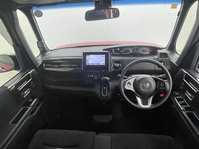 ホンダ Ｎ ＢＯＸ カスタム G L ホンダセンシング 群馬県 2018(平30)年 3.2万km ミラノレッド 衝突軽減　社外７型ナビ　両側パワースライドドア　　バックカメラ　ビルトインＥＴＣ　ＬＥＤオートヘッドライト　クルーズコントロール　ＡＢＳ　横滑り防止装置　純正１４インチアルミホイール　盗難防止装置