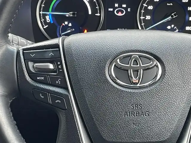 トヨタ アルファードハイブリット SR 宮城県 2019(令1)年 1.4万km ホワイトパールクリスタルシャイン ワンオーナー/4WD/純正メモリーナビ/（ＡＭ／ＦＭ／ＣＤ／ＤＶＤ／Ｂｌｕｅｔｏｏｔｈ）　/フルセグテレビ　/レザーシート　/プリクラッシュセーフティー　/レーダークルーズコントロール　/レーンキープアシスト　/コーナーセンサー/横滑り防止装置/オートマチックハイビーム/オートライト/前席シートヒーター/前席パワーシート/シートメモリー/パワーバックドア/両側パワースライドドア/スマートキー/プッシュスタート/ＥＴＣ/バックカメラ/電動パーキングブレーキ/電動格納ミラー/テレビキャンセラー/スペアタイヤ