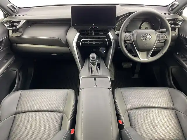 トヨタ ハリアー ハイブリッド Z レザーパッケージ 新潟県 2021(令3)年 4.7万km プレシャスブラックパール ワンオーナー/純正12.3インチメモリナビ/　フルセグTV/Bluetooth/USB/JBLサウンドシステム/トヨタセーフティセンス/・プリクラッシュセーフティ/・レーントレーシングアシスト/・レーンディパーチャーアラート/・レーダークルーズコントロール/・ロードサインアシスト/・オートマチックハイビーム/ブラインドスポットモニター/全方位モニター/デジタルインナーミラー/レザーシート/パワーバックドア/前席パワーシート/前席シートヒーター/前席シートベンチレーション/D席メモリーシート/ステアリングヒーター/ヘッドアップディスプレイ/前後コーナーセンサー/ビルトインETC2.0/レザーステアリング/ステアリングスイッチ