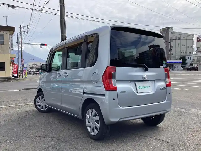 ダイハツ タント X スマートセレクション SA 鹿児島県 2014(平26)年 3.1万km ブライトシルバーメタリック 純正オーディオ　CD/AUX/FM/AM/純正フロアマット/純正ドアバイザー/プッシュスタート/片側パワースライドドア/イージークローザー/アイドリングストップ/コーナーセンサー/オートエアコン/スマートアシスト/　衝突軽減ブレーキ・横滑り防止装置/分割可倒式リアシート