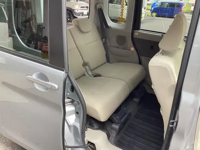 ダイハツ タント X スマートセレクション SA 鹿児島県 2014(平26)年 3.1万km ブライトシルバーメタリック 純正オーディオ　CD/AUX/FM/AM/純正フロアマット/純正ドアバイザー/プッシュスタート/片側パワースライドドア/イージークローザー/アイドリングストップ/コーナーセンサー/オートエアコン/スマートアシスト/　衝突軽減ブレーキ・横滑り防止装置/分割可倒式リアシート