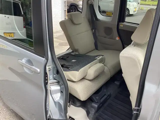 ダイハツ タント X スマートセレクション SA 鹿児島県 2014(平26)年 3.1万km ブライトシルバーメタリック 純正オーディオ　CD/AUX/FM/AM/純正フロアマット/純正ドアバイザー/プッシュスタート/片側パワースライドドア/イージークローザー/アイドリングストップ/コーナーセンサー/オートエアコン/スマートアシスト/　衝突軽減ブレーキ・横滑り防止装置/分割可倒式リアシート