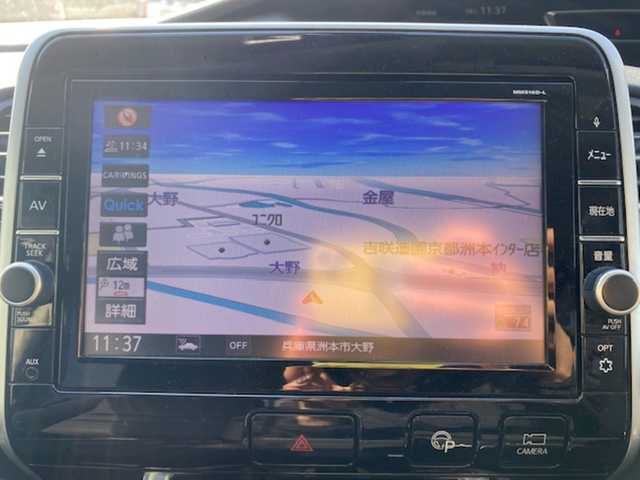 日産 セレナ ハイウェイスター G 兵庫県 2016(平28)年 12.6万km ブリリアントホワイトパール 2トーン 純正ナビ（AM/FM/BT/AUX)/・フルセグTV/アラウンドビューモニター/アイドリングストップ/追従付きクルーズコントロール/フリップダウンモニター/サンシェード/デジタルインナーミラー/パーキングアシスト/横滑り防止/衝突軽減システム/ビルトインETC/ウィークスルー/純正マット