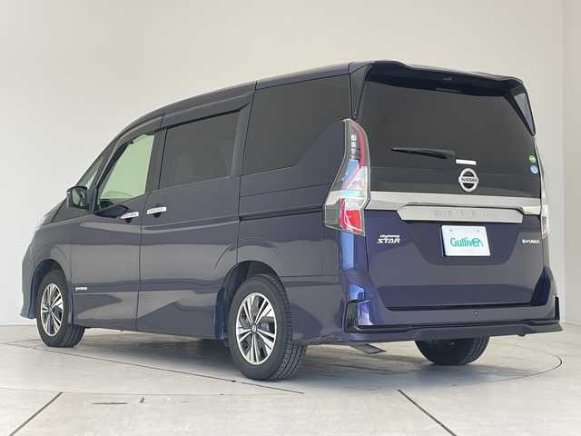 日産 セレナ e－パワー ハイウェイスター V 愛知県 2020(令2)年 5.2万km アズライトブルー プロパイロット/純正10型ナビ　SDカードなし/フリップダウンモニター/全方位カメラ/両側パワースライドドア/シートヒーター/インテリジェントミラー/バックカメラ/コーナーセンサー/純正アルミホイール/ブラインドスポットモニター/LEDヘッドライト/ステアリングヒーター/リアオートエアコン/オートマチックハイビーム/ドライブレコーダー/ETC/衝突軽減システム/フルセグ/CD DVD/Bluetooth/ステアリングスイッチ/スマートキー/プッシュスタート