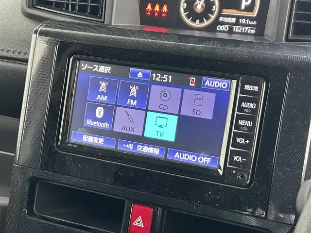 トヨタ ルーミー G－T 静岡県 2020(令2)年 1.7万km ブラックマイカメタリック スマートアシスト/純正7インチナビ/（FM/AM/CD/SD/Bluetooth/フルセグTV）/ビルトインETC/両側電動スライド/スマートキー/スペアキー/ドラレコ/オートライト/オートハイビーム/純正フロアマット/LEDヘッドライト/純正14AW