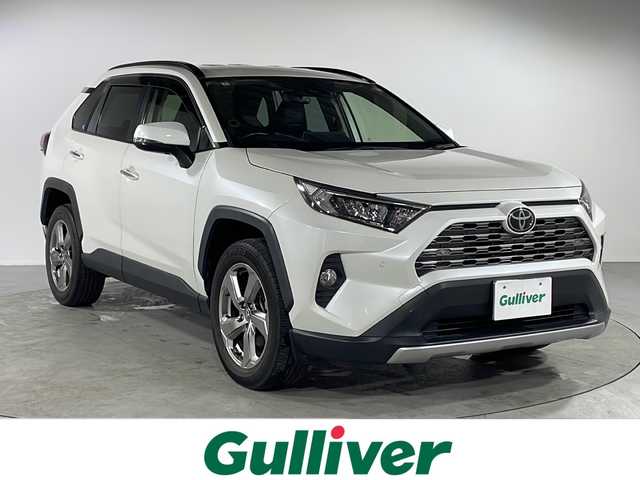 トヨタ ＲＡＶ４ G 福岡県 2020(令2)年 4.8万km ホワイトパールクリスタルシャイン ・純正ナビ/・CD/DVD/・Bluetooth/・フルセグTV/・ラジオ/・Bカメラ/・ビルトインETC/・純正前方ドラレコ/・社外フロアマット/・LEDヘッドライト/・シートヒーター/・ステアリングヒーター