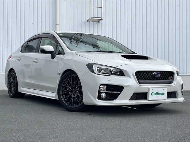 スバル ＷＲＸ ＳＴＩ STI 三重県 2016(平28)年 5.1万km クリスタルホワイトP 社外フローティングディスプレイオーディオ/6速MT/STi専用18インチAW/D席RECAROシート/レッドステッチ革巻きステアリング/LEDアクセサリーライナー/合皮スエードコンビシート/電動格納ミラー/禁煙車