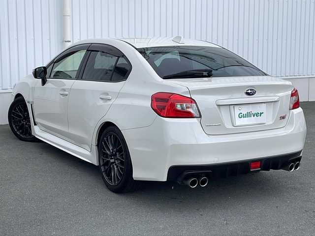 スバル ＷＲＸ ＳＴＩ STI 三重県 2016(平28)年 5.1万km クリスタルホワイトP 社外フローティングディスプレイオーディオ/6速MT/STi専用18インチAW/D席RECAROシート/レッドステッチ革巻きステアリング/LEDアクセサリーライナー/合皮スエードコンビシート/電動格納ミラー/禁煙車