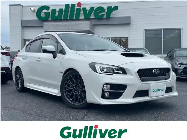 スバル ＷＲＸ ＳＴＩ STI 三重県 2016(平28)年 5.1万km クリスタルホワイトP 社外フローティングディスプレイオーディオ/6速MT/STi専用18インチAW/D席RECAROシート/レッドステッチ革巻きステアリング/LEDアクセサリーライナー/合皮スエードコンビシート/電動格納ミラー