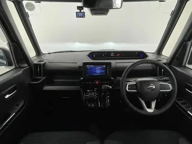 ダイハツ タント カスタム RS 愛知県 2022(令4)年 1.7万km ブラックマイカメタリック 社外７型ナビ　フルセグＴＶ　Ｂｌｕｅｔｏｏｔｈ　ＥＴＣ　バックカメラ　両側パワースライドドア　ＬＥＤヘッドライト　スマートキー　シートヒーター　スマートアシストIII　衝突軽減　コーナーセンサー　禁煙車