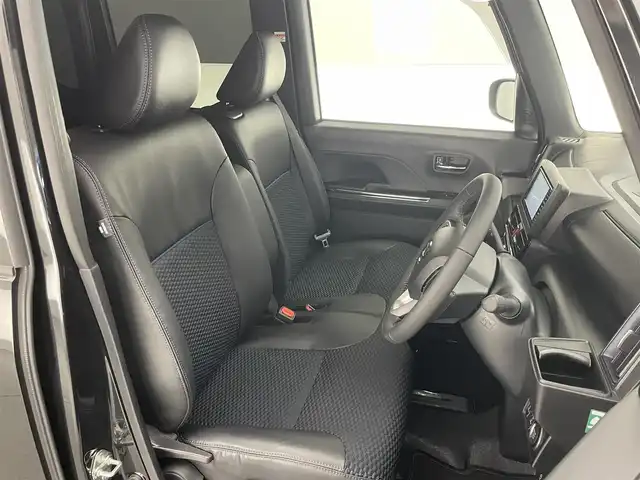 ダイハツ タント カスタム RS 愛知県 2022(令4)年 1.7万km ブラックマイカメタリック 社外７型ナビ　フルセグＴＶ　Ｂｌｕｅｔｏｏｔｈ　ＥＴＣ　バックカメラ　両側パワースライドドア　ＬＥＤヘッドライト　スマートキー　シートヒーター　スマートアシストIII　衝突軽減　コーナーセンサー　禁煙車