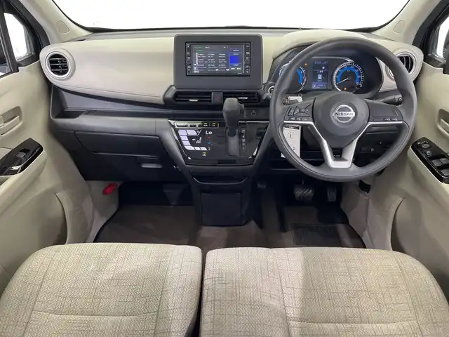 日産 デイズ X 栃木県 2021(令3)年 2.4万km ブラック 純正ナビ(MJ119D-W)/(フルセグTV・Bluetooth・CD・SD・AUX)/バックカメラ/エマージェンシーブレーキ/車線逸脱防止/前後コーナーセンサー/前方ドライブレコーダー/アイドリングストップ/オートライト/純正アルミホイール/純正フロアマット/ドアバイザー/ETC/スマートキー/取扱説明書/保証書