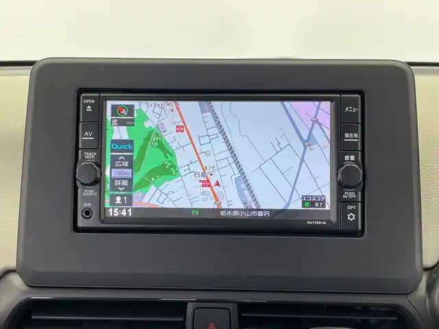 日産 デイズ X 栃木県 2021(令3)年 2.4万km ブラック 純正ナビ(MJ119D-W)/(フルセグTV・Bluetooth・CD・SD・AUX)/バックカメラ/エマージェンシーブレーキ/車線逸脱防止/前後コーナーセンサー/前方ドライブレコーダー/アイドリングストップ/オートライト/純正アルミホイール/純正フロアマット/ドアバイザー/ETC/スマートキー/取扱説明書/保証書