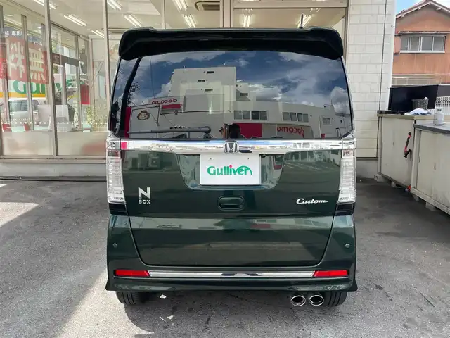 ホンダ Ｎ ＢＯＸ カスタム G ターボSSパッケージ 愛知県 2017(平29)年 7.8万km ブリティッシュグリーンP /当店買取/1オーナー/ターボ//社外エアクリーナー/社外マフラー//純正ナビVXM-175VFi//フルセグTV/CD/DVD/SD/ Bluetooth/MusicRack//USB/バックカメラ/TVキャンセラー//あんしんパッケージ/ナビ装着SPパッケージ//ディスチャージライト/Aライト//TRC/CTBA/ハーフレザー/シートヒーター//クルーズコントロール//リヤサンシェード/LEDフォグ/フォグメッキ//パドルシフト/革巻きステア/シートバックテーブル//ヒーテッドミラー//両側Pスライドドア//保証書/取説/スペアキー/ナビ取説