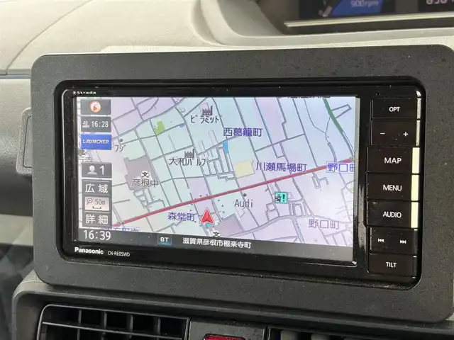 ダイハツ タント X 滋賀県 2019(令1)年 6.5万km ブラックマイカメタリック 社外ナビ/(Bluetooth/フルセグ/CD/DVD)/スマートアシスト/・衝突軽減ブレーキ/・レーンキープアシスト/・先行車発進告知/・標識認識/片側電動スライドドア/バックカメラ/LEDオートライト/Autoハイビーム/コーナーセンサー/アイドリングストップ/ドライブレコーダー/ETC/USB/電動格納ミラー